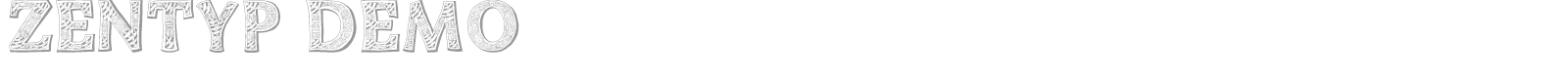Zentyp font preview